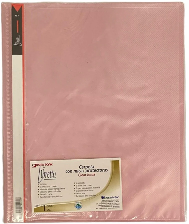 Carpeta PlásticaMultimica  Carta Libretto 5/Protectores Irasa® [Pieza] - Image 4