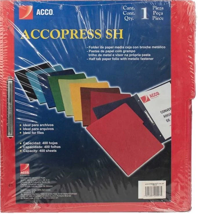 Carpeta Pressboard ) " Broche 8cm ½ CejaAccopres ACCO® [Pieza] - Image 12