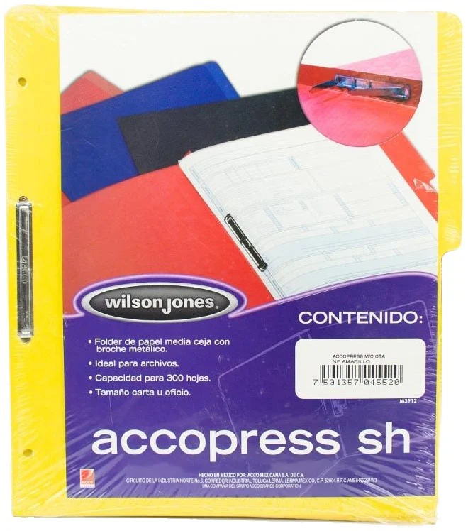 Carpeta Pressboard ) " Broche 8cm ½ CejaAccopres ACCO® [Pieza] - Image 2