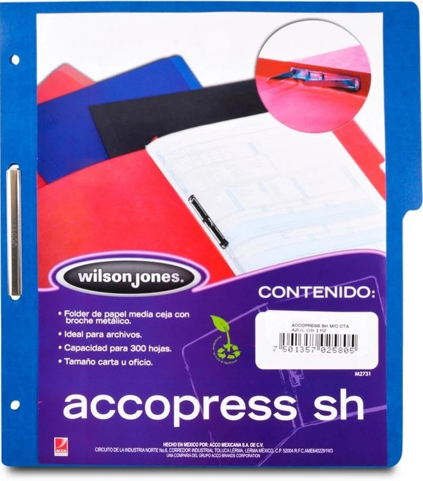 Carpeta Pressboard ) " Broche 8cm ½ CejaAccopres ACCO® [Pieza] - Image 5