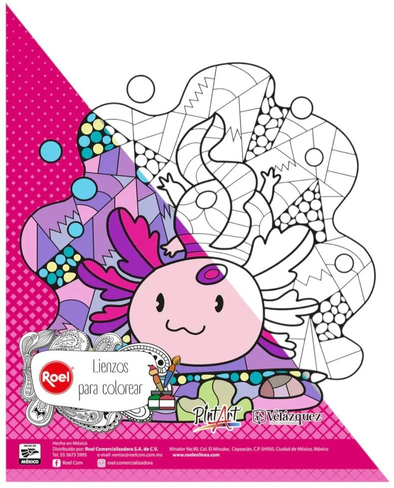 Cartón Forrado con Tela  Mandala  28×35cm Roel® [Pieza]
