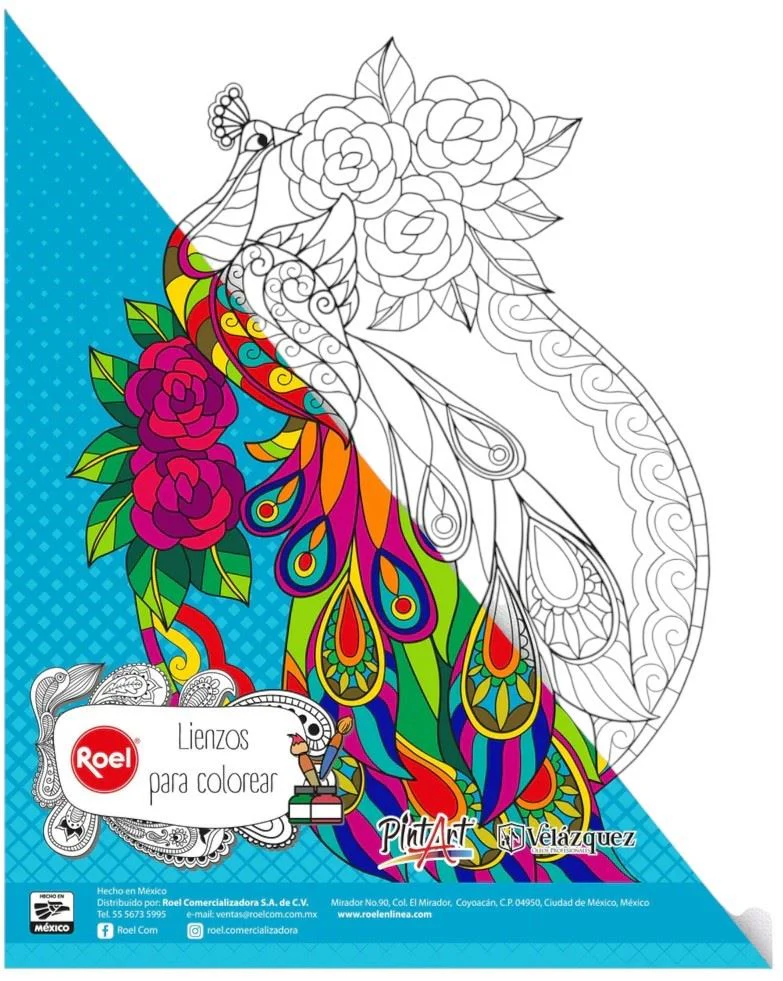 Cartón Forrado con Tela  Mandala  28×35cm Roel® [Pieza] - Image 5
