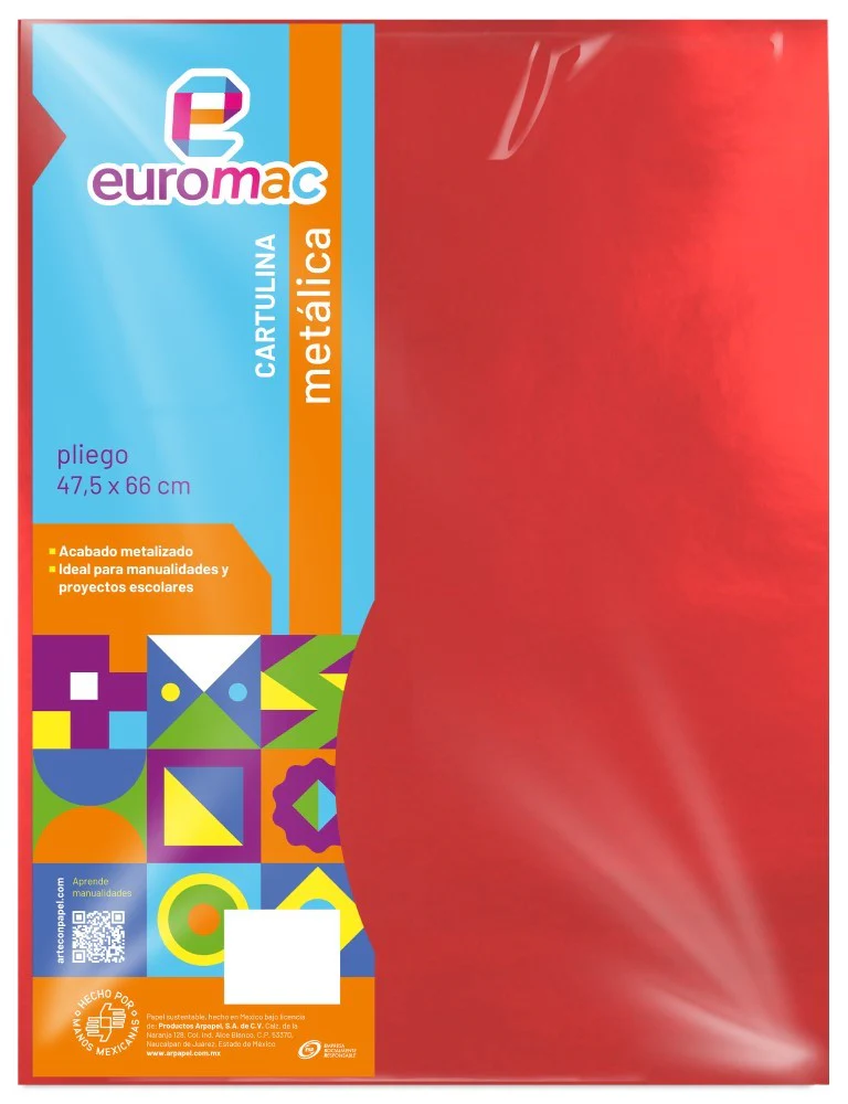 Cartulina Metálica  47.5×66cm  1/cara euromac® [Hoja] - Image 11