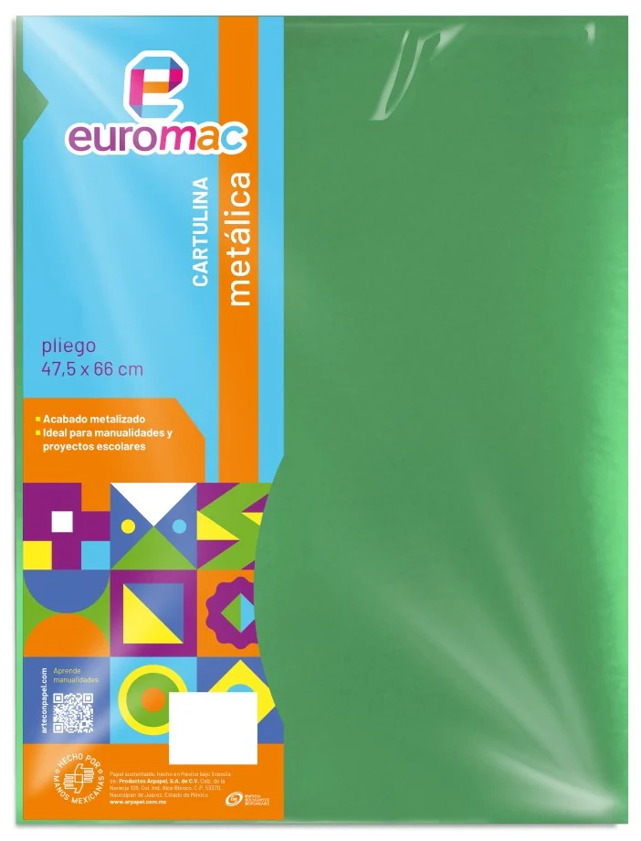 Cartulina Metálica  47.5×66cm  1/cara euromac® [Hoja] - Image 12