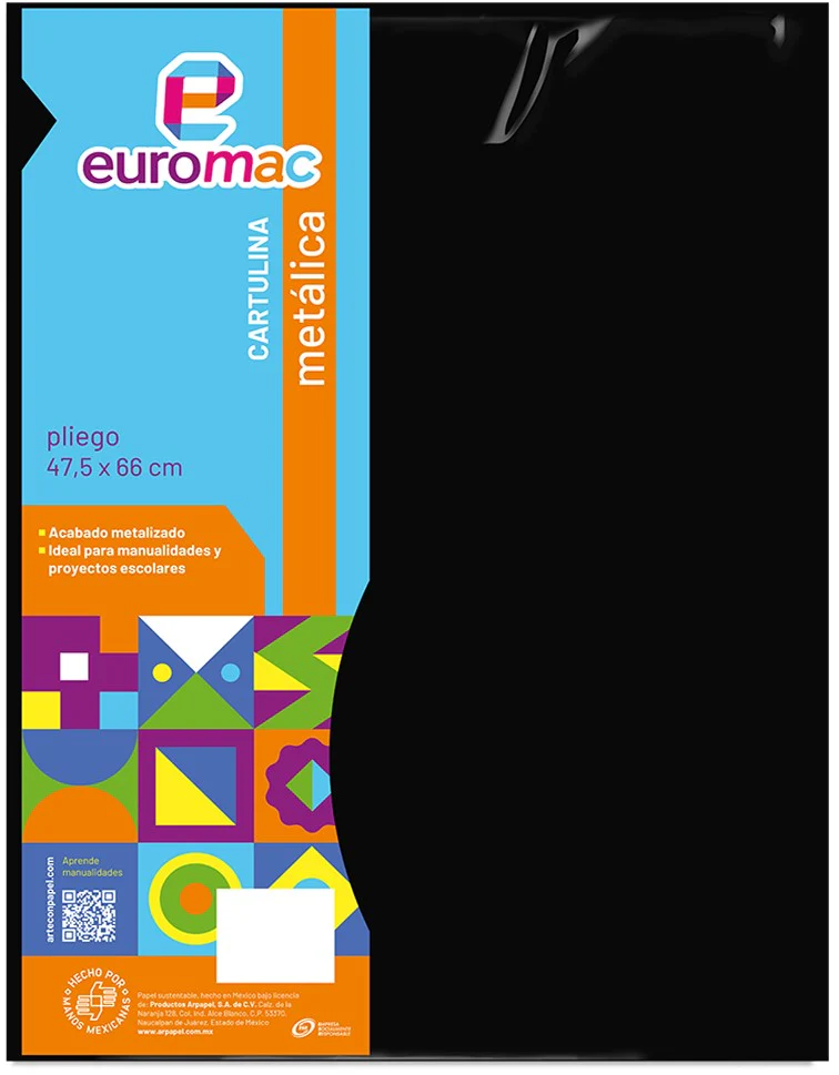 Cartulina Metálica  47.5×66cm  1/cara euromac® [Hoja] - Image 3