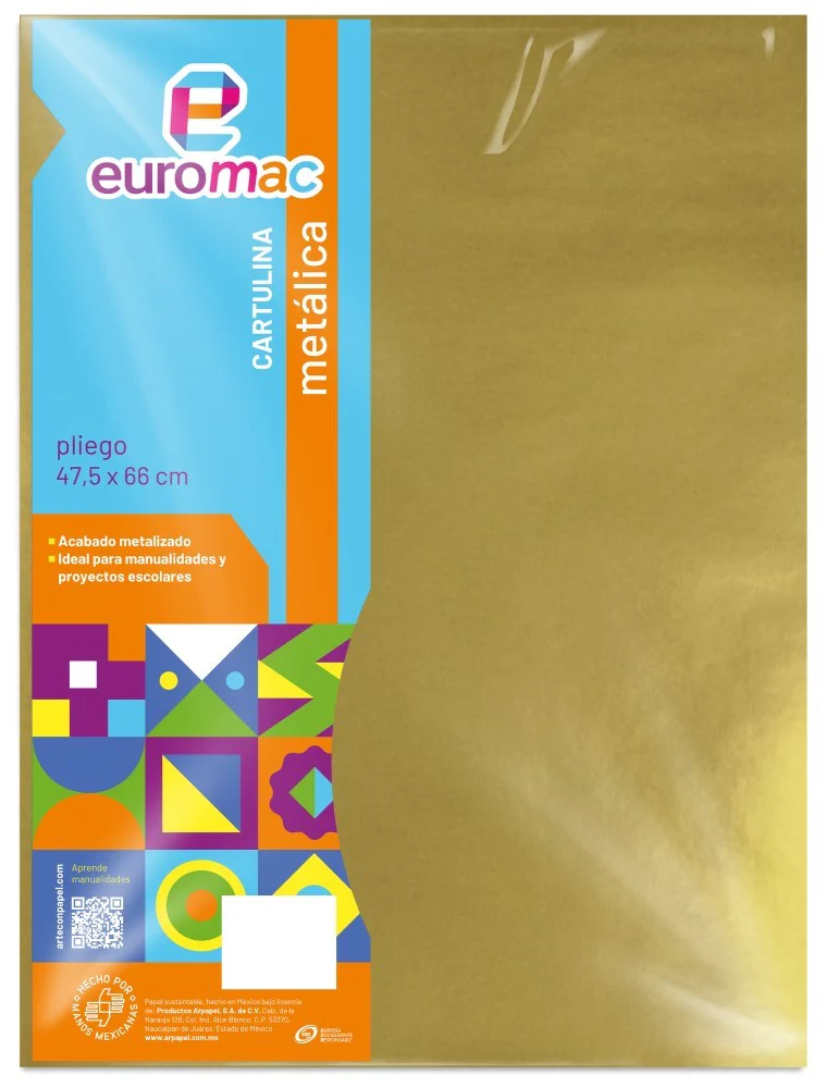 Cartulina Metálica  47.5×66cm  1/cara euromac® [Hoja] - Image 7