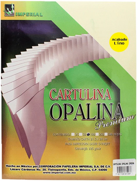 Cartulina Opalina 210g 225g Imperial® [Hoja/Cien hojas] - Image 6