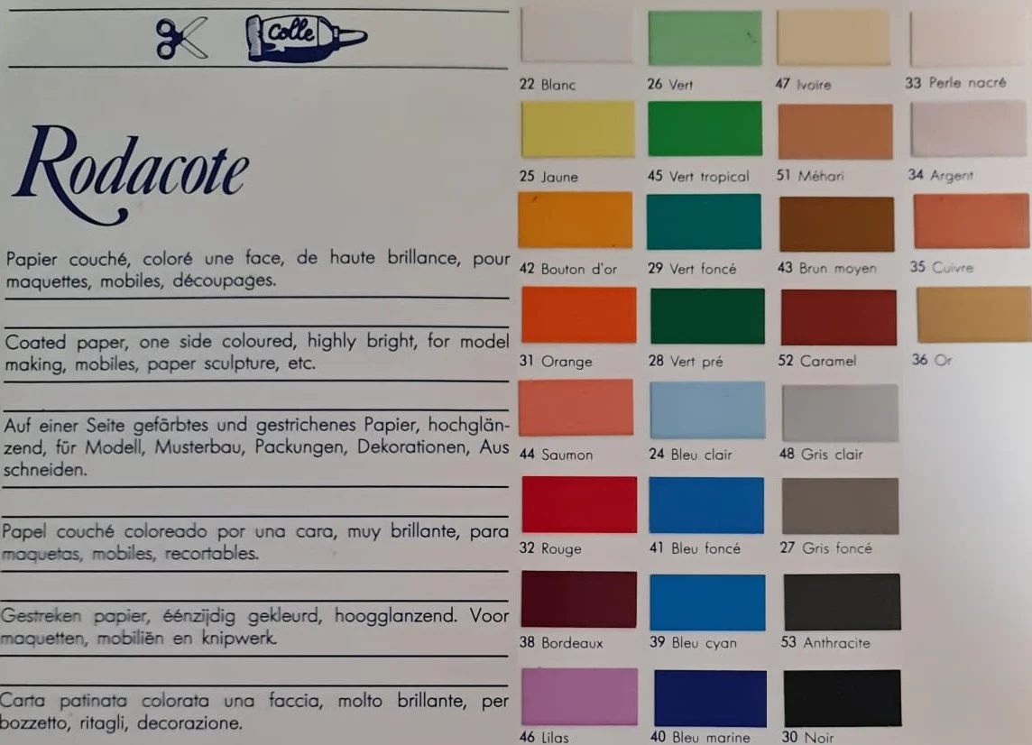 Cartulina Rodacote  250g  50×65cm Brillante 1/cara Canson® [Hoja] - Image 2