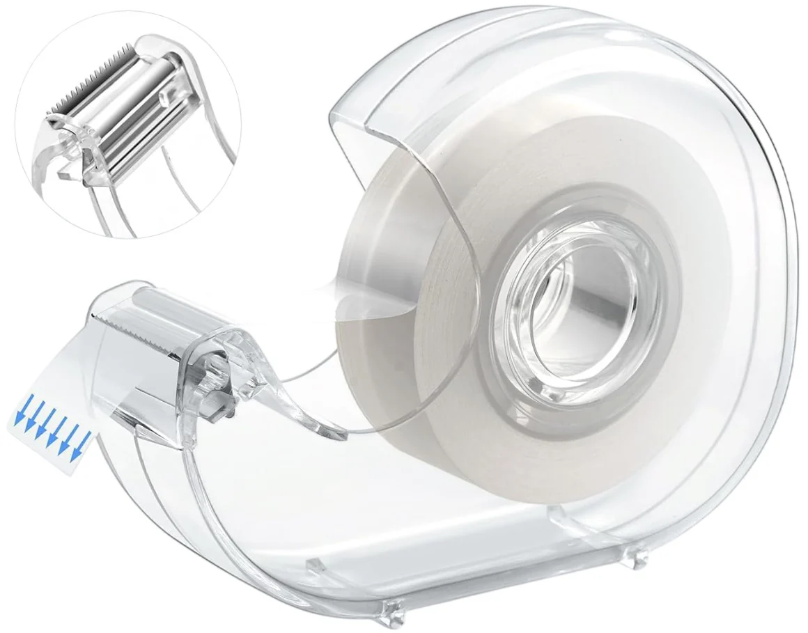 Cinta Adhesiva c/Despachador Transparente 18mm×25.4m TimoTech® X004P9II3T [Pieza]