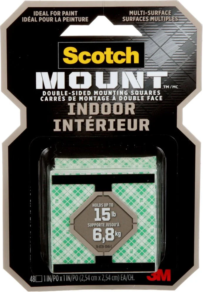 Cinta Adhesiva Doble Cara #111H de Espuma p/Montaje c/48 Blanco 25×25mm 3M® 70009117790 [Pieza] - Image 2