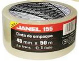 Cinta Adhesiva Empaque #155 Transparente 48mm×50m Janel® 1554850700 [Pieza]