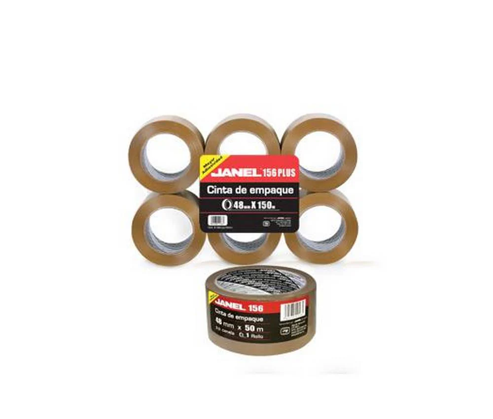 Cinta Adhesiva Empaque #156 Canela 48mm×150m Janel® 1564815700 [Pieza]