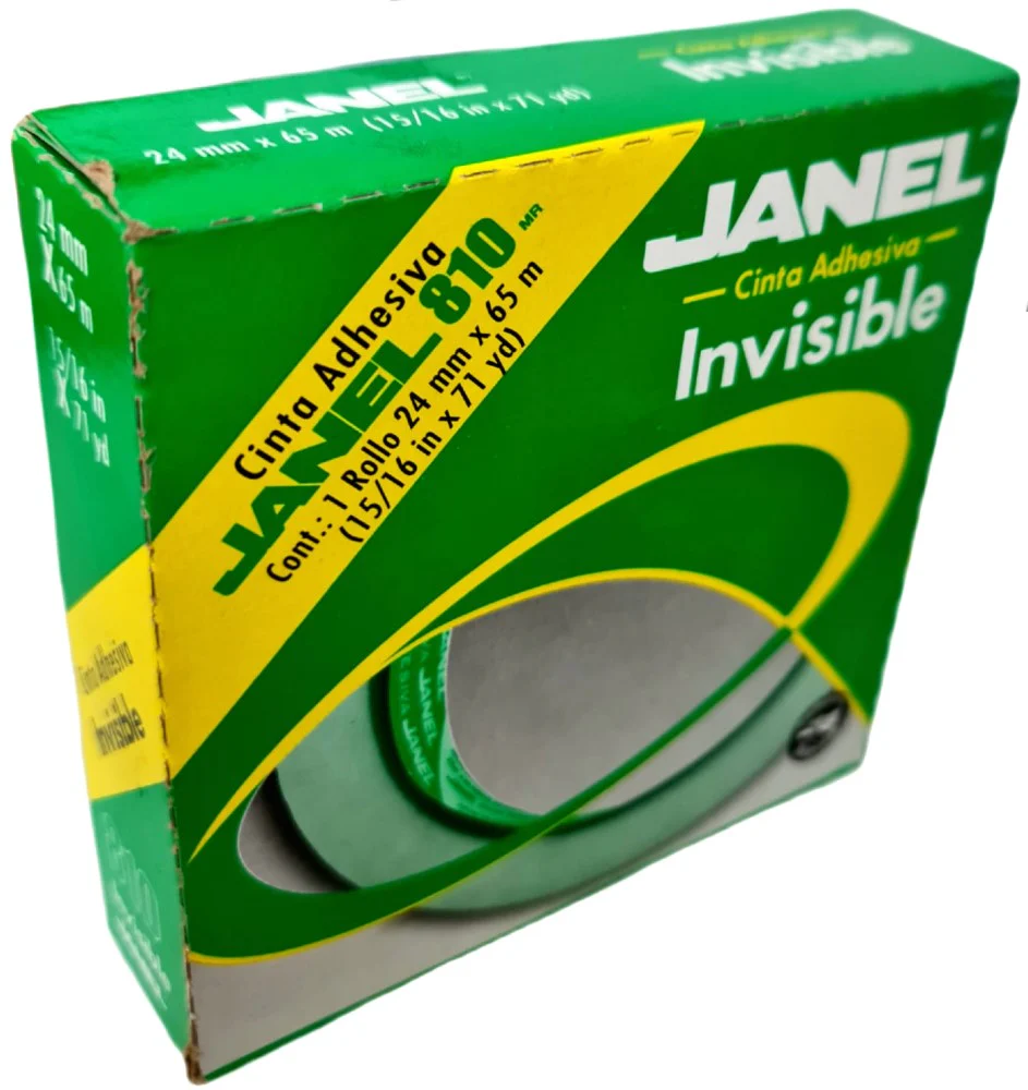 Cinta Adhesiva Invisible #810 Invisible 24mm×65m Janel® 8102465100 [Pieza] - Image 3