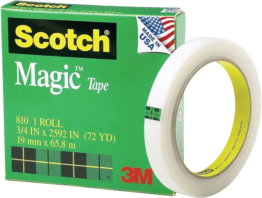 Cinta Adhesiva Invisible #810 Mágica Scotch® Invisible 19mm×65m 3M® 70-0050-5628-6 [Pieza]