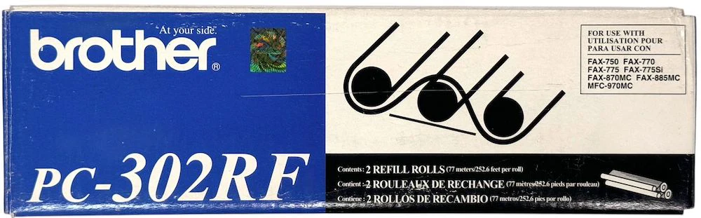 Cinta p/Fax c/2 Brother® PC-302RF [Pieza]