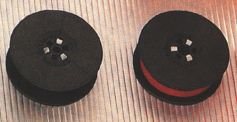 Cinta p/Máquina Record Olympia Algodón Mecan Negro Algodón 12.7mm×10m Kores® 140 [Pieza]