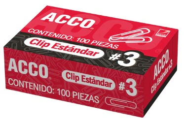 Clips  c/100 Standard Galvanizado ACCO® [Caja] - Image 3