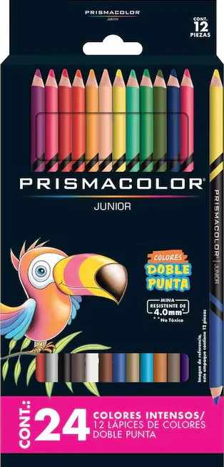 Color de MaderaDoblePunta Junior PRISMACOLOR® [Estuche]