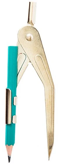 Compás Escolar Metalico Brazo Corto C-104 Niquelado Baco® CM004 [Pieza] - Image 2