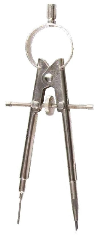 Compás Escolar Precisión Brazo Largo C-110 Metal Niquelado Baco® C-110-S [Pieza] - Image 2
