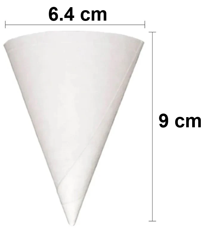 Conos de Papel p/Agua c/250 Bond Blanco Nº104 Primo® COP0401 [Caja] - Image 2