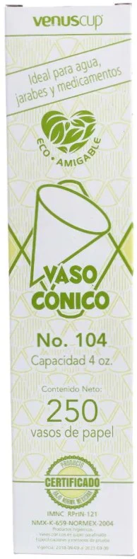 Conos de Papel p/Agua c/250 Bond Blanco Nº104 Venus Cup® A2CG5000 [Caja] - Image 4