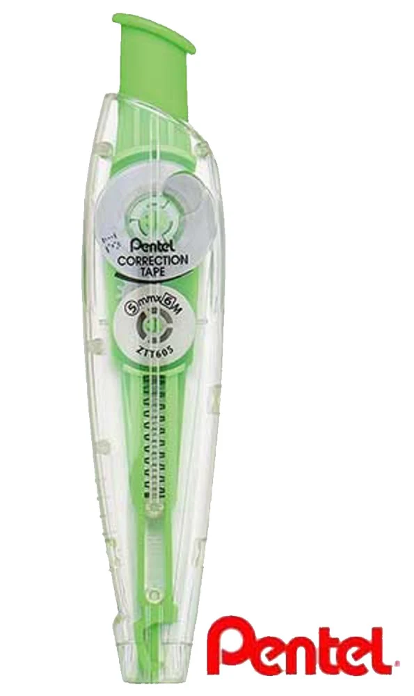 Corrector en Cinta  Blanco  5mm×6m Pentel® [Pieza] - Image 3