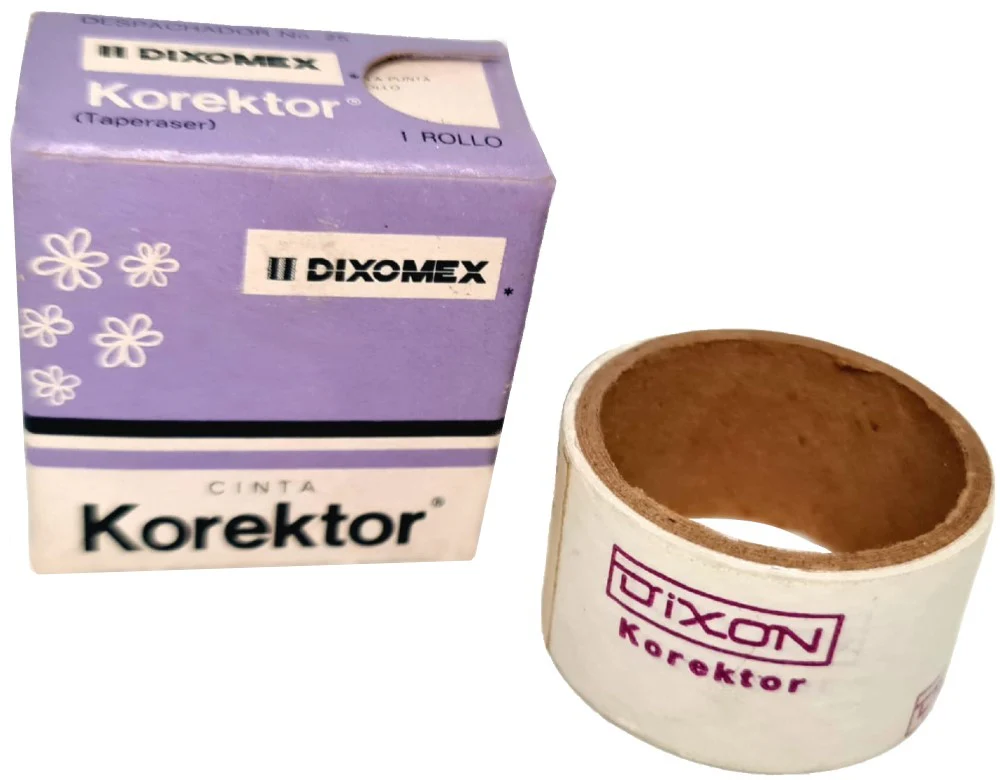 Corrector p/Maquina Korektor® Rollo Blanco 25mm×2.4m Dixon® 25 [Caja] - Image 2