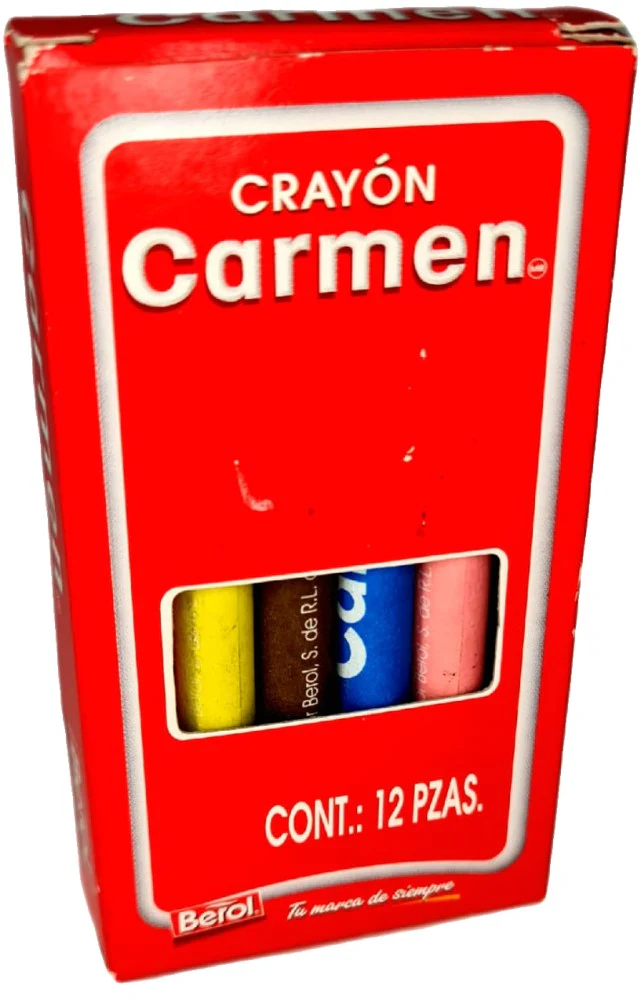 Crayón Carmen Regular Colores Est.c/12 Berol® [Estuche]