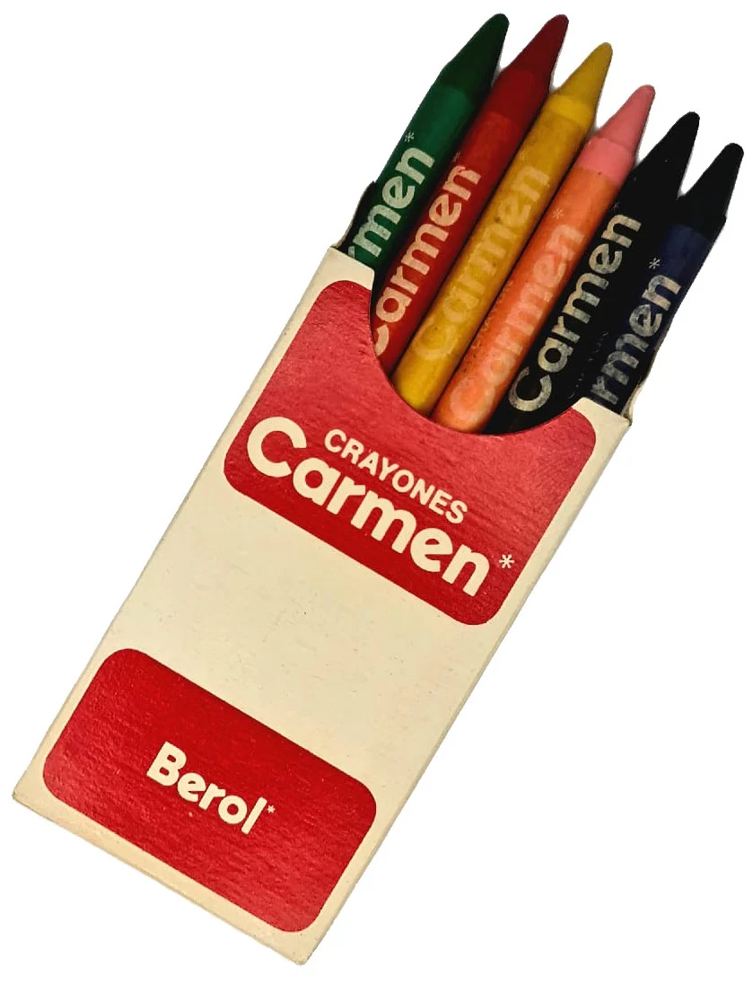 Crayón Carmen Regular Colores Est.c/6 Berol® [Estuche]
