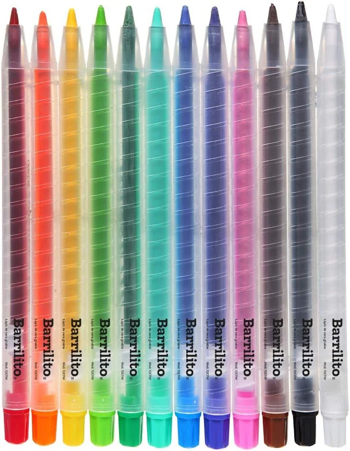 Crayón Girable Escolar Colores Bolsa c/12 Barrilito® 12CTW [Bolsa] - Image 2