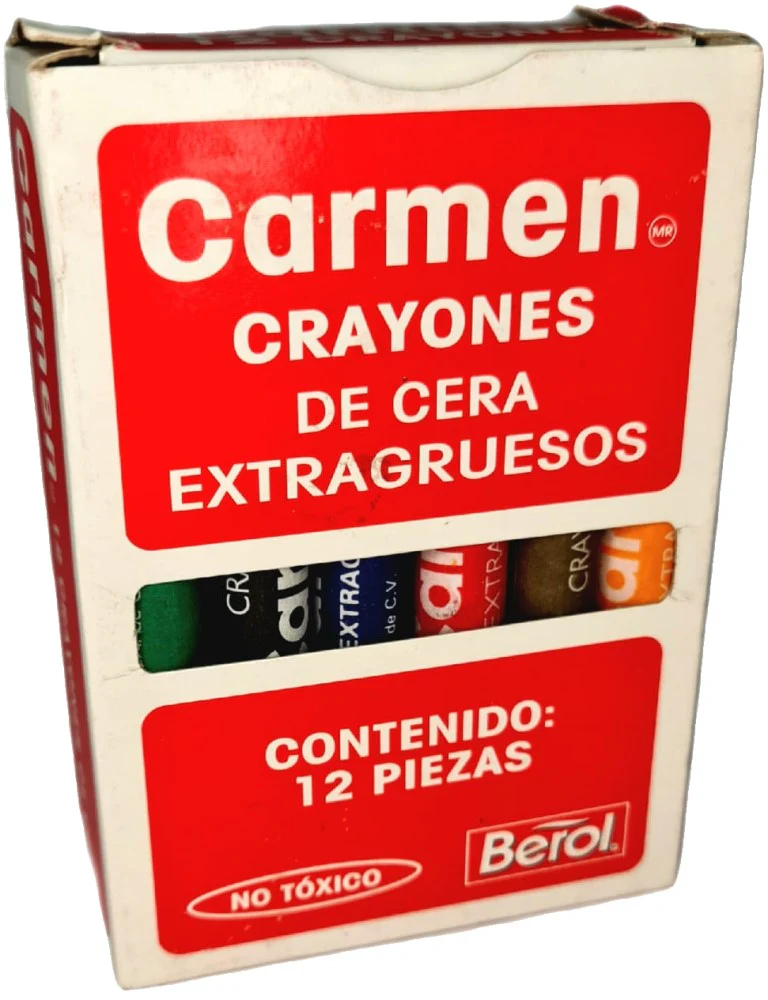 Crayón Jumbo Carmen Colores Est.c/12 Berol® [Estuche]