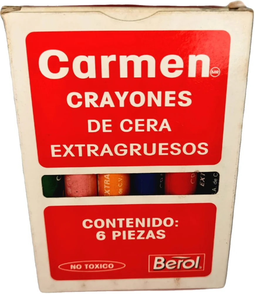 Crayón Jumbo Carmen Colores Est.c/6 Berol® [Estuche]
