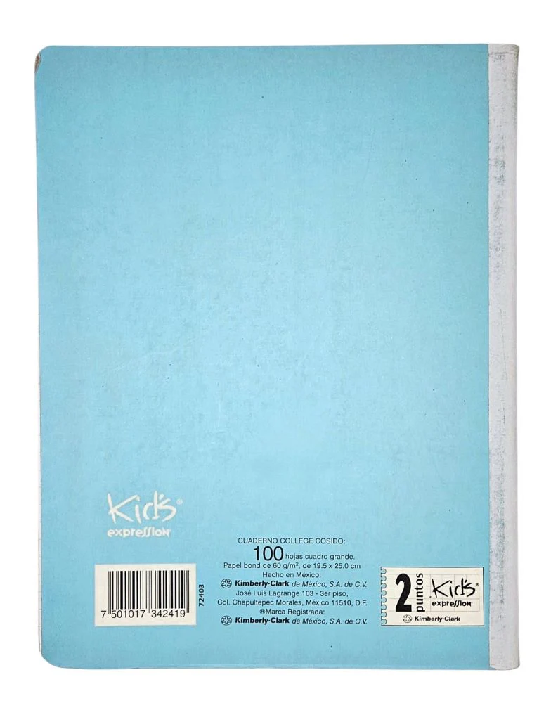 Cuaderno College Cosido Kid's 100 hojas Cuadro 7mm Scribe® 72403 [Pieza] - Image 3