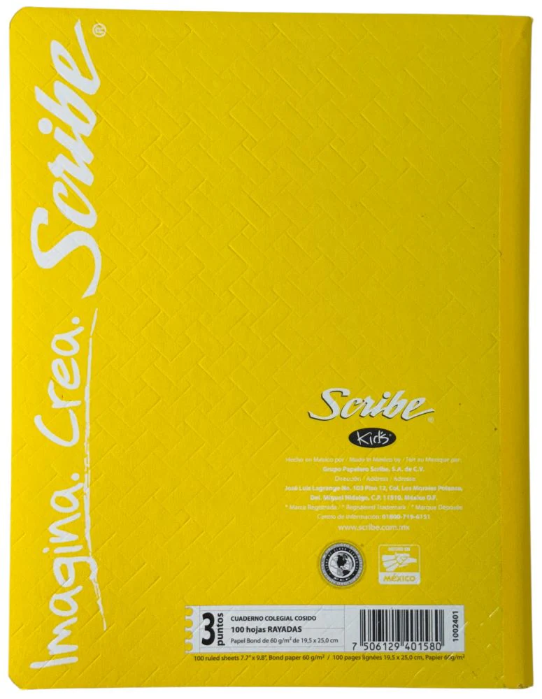 Cuaderno College Cosido Kid's 100 hojas Raya Scribe® 72401 [Pieza] - Image 3