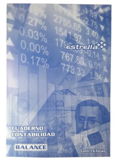 Cuaderno Contabilidad Estrella Balance 16 Hojas Estrella® 144 [Pieza]