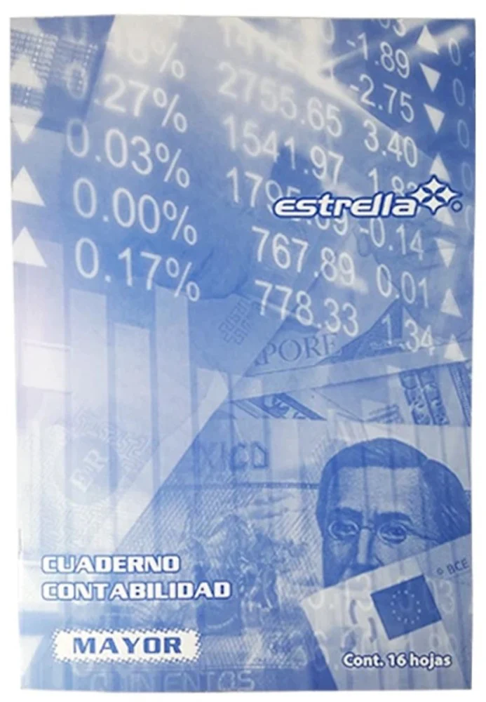 Cuaderno Contabilidad Estrella Mayor ó Caja 16 Hojas Estrella® 142 [Pieza]