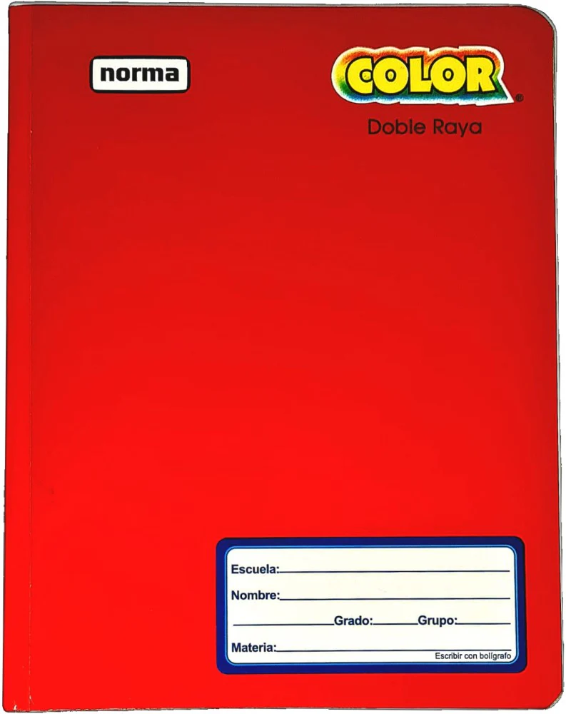 Cuaderno f/FrancesaCosido 100 hojas  Color Norma® [Pieza] - Image 4