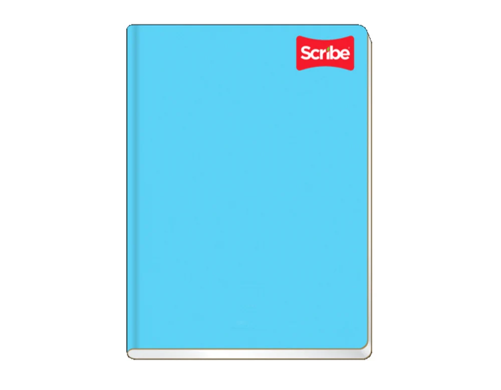 Cuaderno f/FrancesaCosido Cosido Clásico Semi Rigid 100 hojas Doble Raya Scribe® 4514 [Pieza]