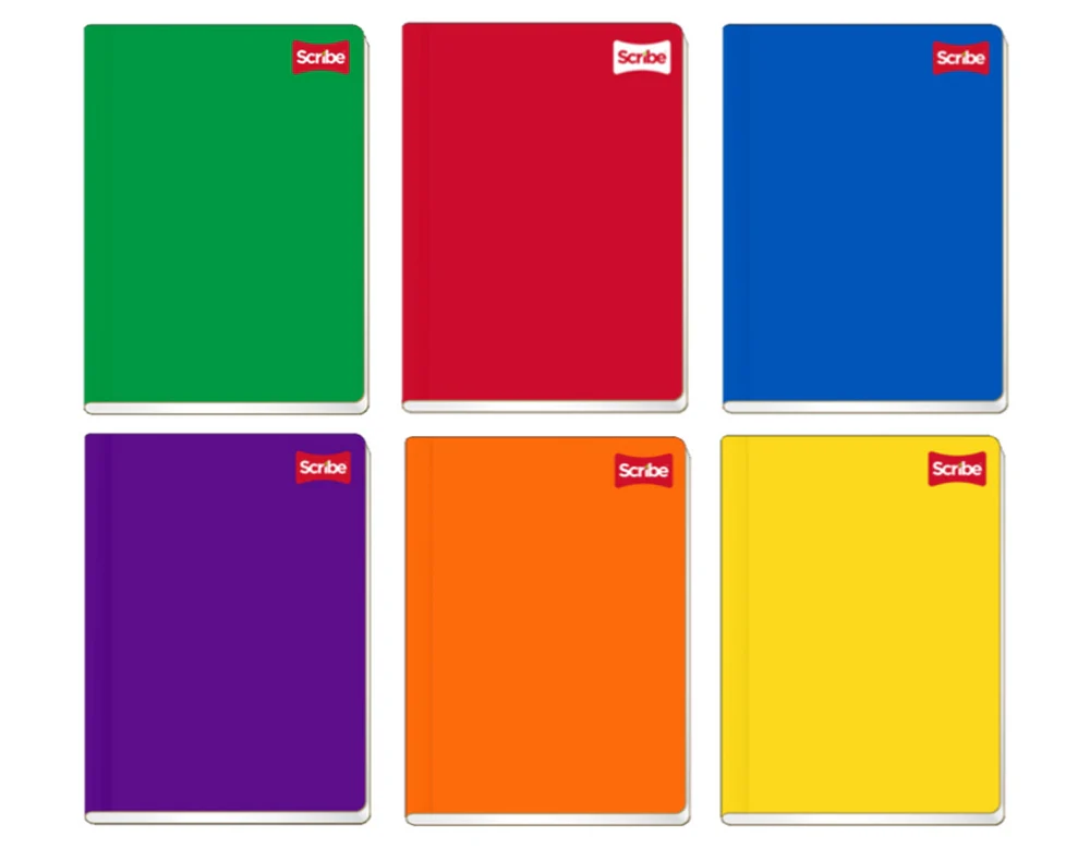 Cuaderno f/FrancesaCosido Cosido Clásico Semi Rigid 100 hojas Doble Raya Scribe® 4514 [Pieza] - Image 2