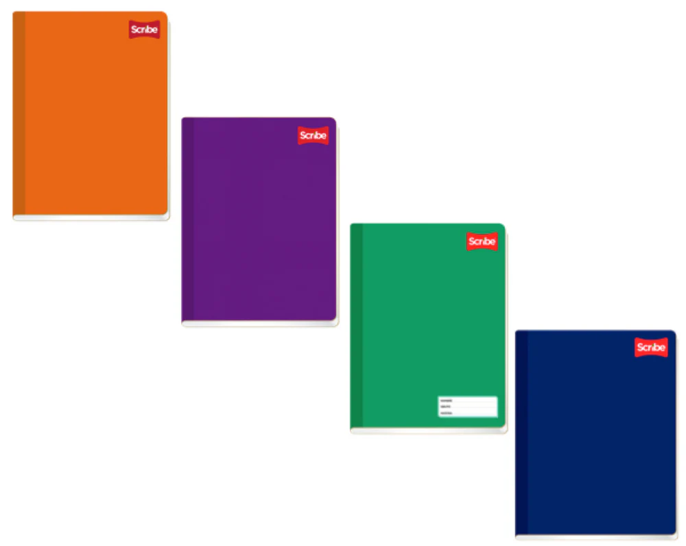 Cuaderno f/FrancesaCosido Cosido Clásico Semi Rigid 100 hojas Raya Scribe® 4510 [Pieza] - Image 3