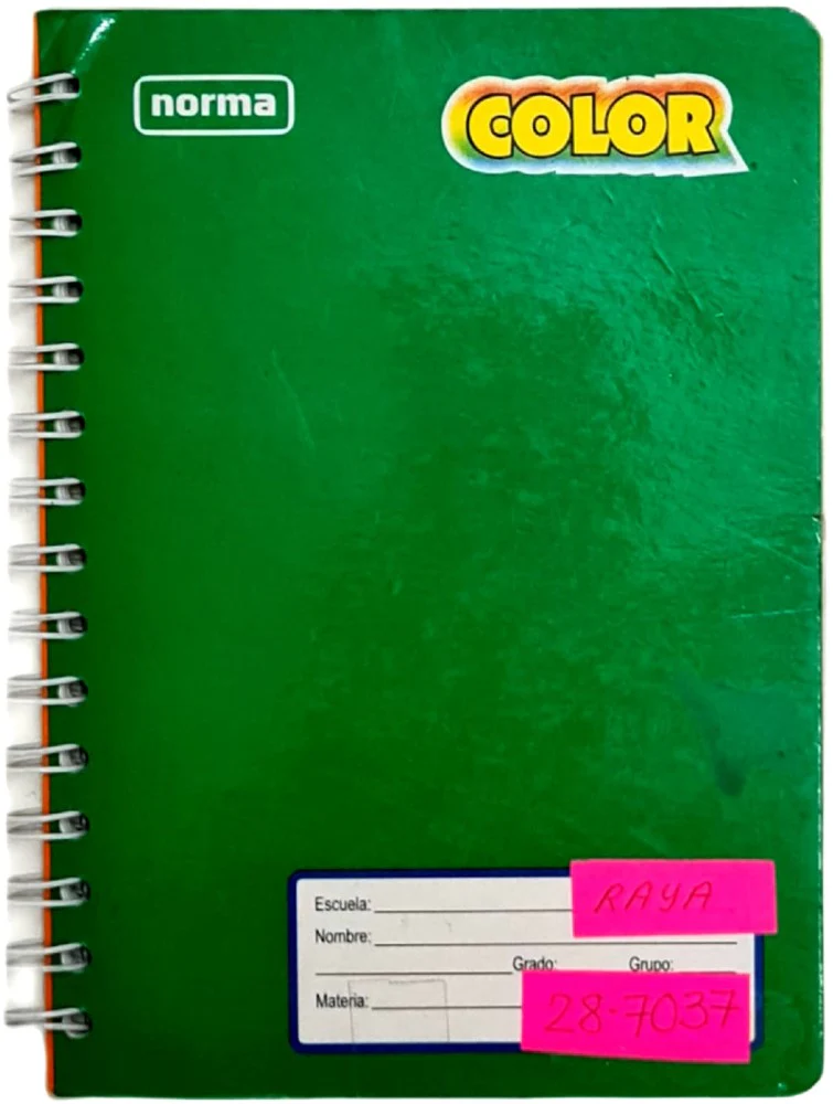 Cuaderno f/FrancesaEspira 100 hojas Espiral Doble Color Norma® [Pieza] - Image 3