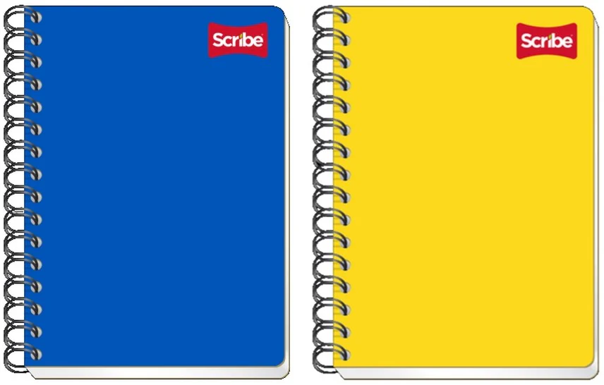 Cuaderno f/FrancesaEspira Espiral 100 hojas Doble Raya Scribe® 1604 [Pieza]