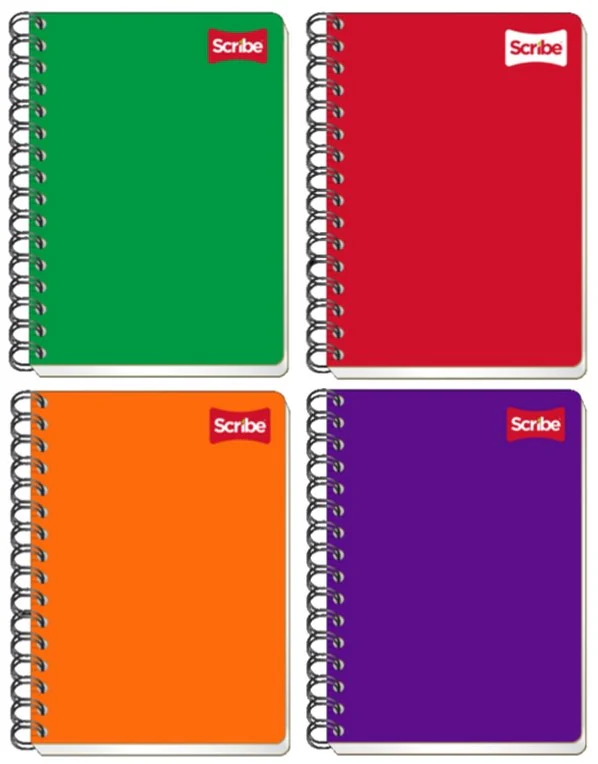 Cuaderno f/FrancesaEspira Espiral 100 hojas Doble Raya Scribe® 1604 [Pieza] - Image 2