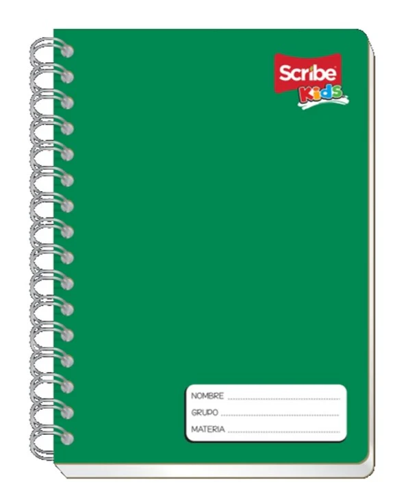 Cuaderno f/FrancesaEspira Espiral Kid"s 100 hojas Cuadro 5mm Scribe® 72322 [Pieza]