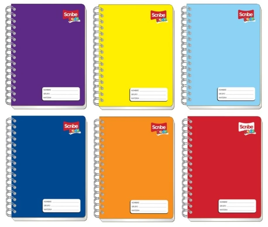 Cuaderno f/FrancesaEspira Espiral Kid"s 100 hojas Cuadro 5mm Scribe® 72322 [Pieza] - Image 2