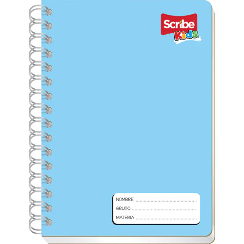 Cuaderno f/FrancesaEspira Espiral Kid"s 100 hojas Cuadro 7mm Scribe® 72323 [Pieza] - Image 4
