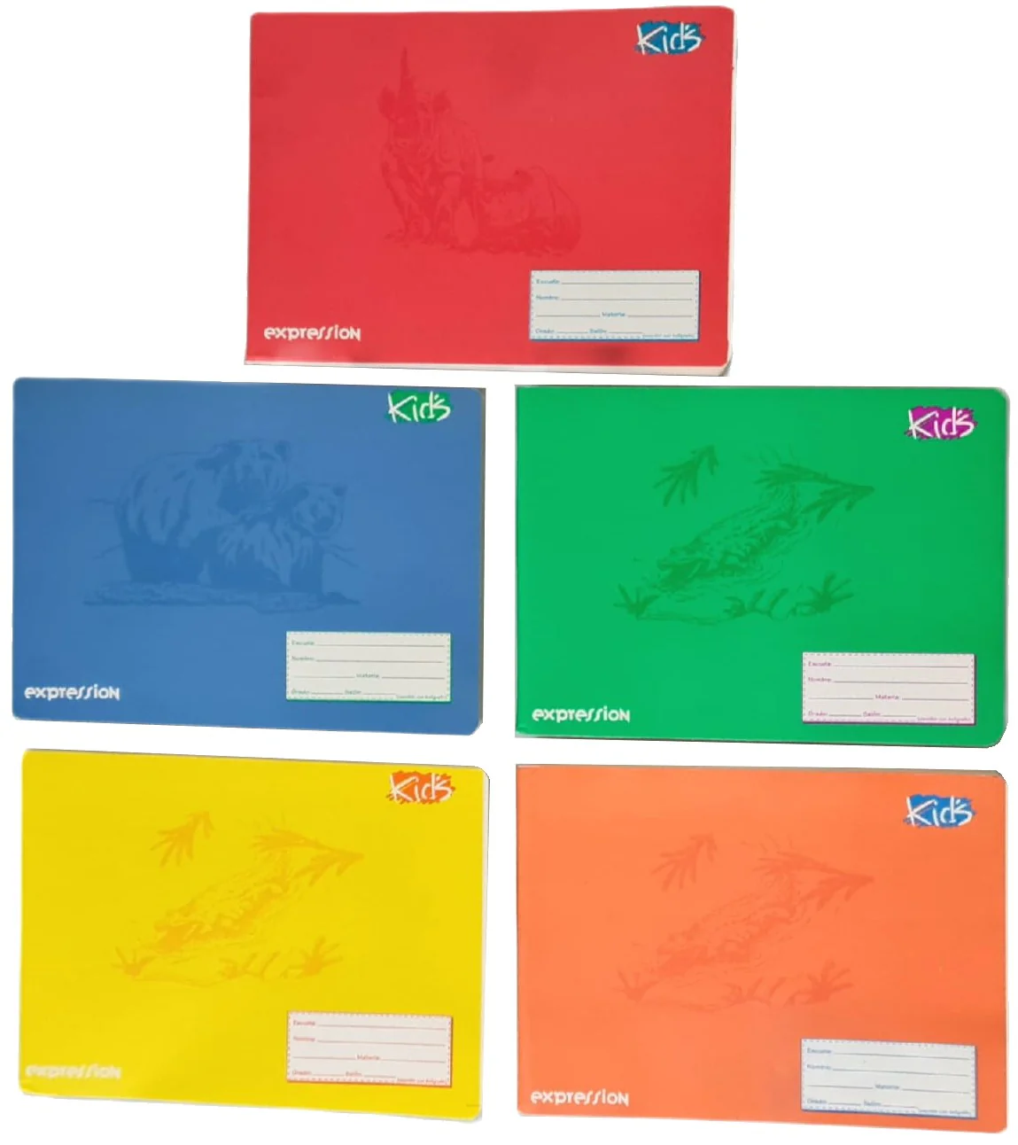 Cuaderno f/Italiana Kid's Expressio Engrapado 100 hojas Cuadro 7mm Scribe® 72233 [Pieza]