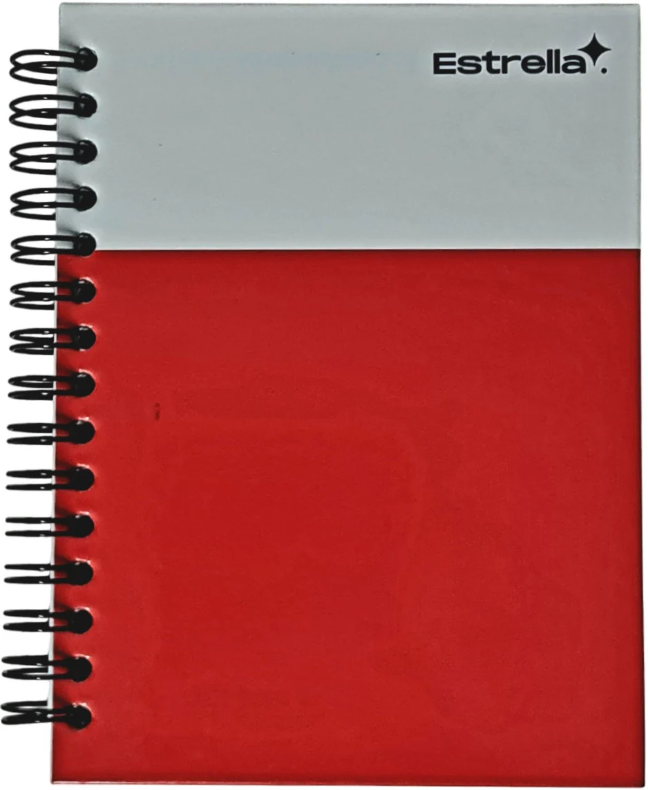 Cuaderno Mini Book Espiral 10½×14cm P.Dura Raya 80 hojas Estrella® 560 [Pieza]