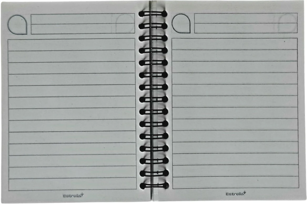 Cuaderno Mini Book Espiral 10½×14cm P.Dura Raya 80 hojas Estrella® 560 [Pieza] - Image 2